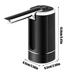 Foldable bottled water pump Rechargeable Multifunctional Drinking Water Pump Button Control Portable Electric Water Dispenser