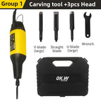 220V Electric Chisel Carpentry Root Carving Knife Tool Sculpture Carpenter Chisel Woodworking Tool Wood Carving Powerful Chisel