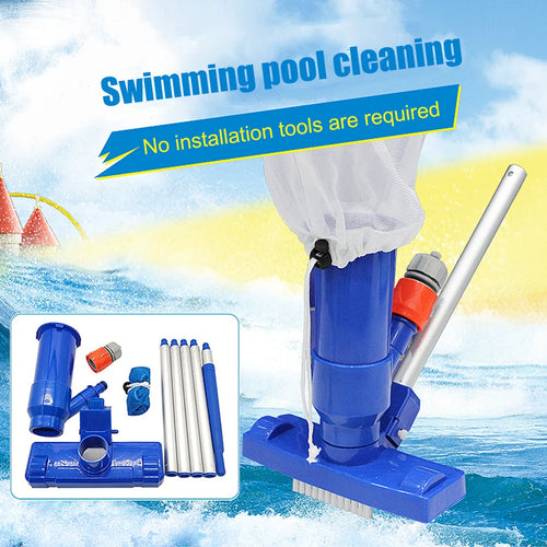 Pool Vacuum Head with Brush Bag Cleaning Kit Clean Bottoms For Pool Filter Swimming Pool Vacuum Cleaner Cleaning Skimmer Pools