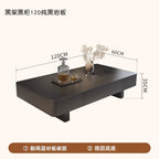 Modern Luxury Coffee Tables Storage Nordic Minimalist Marble Coffee Tables Rectangular Black Mesas De Centro Para Sala Furniture