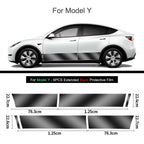 Black TPU Car Body Protective Film Invisible For Tesla Model 3/Y 2017-2025 Front Rear Door Extended Transparent Car Clothing Set