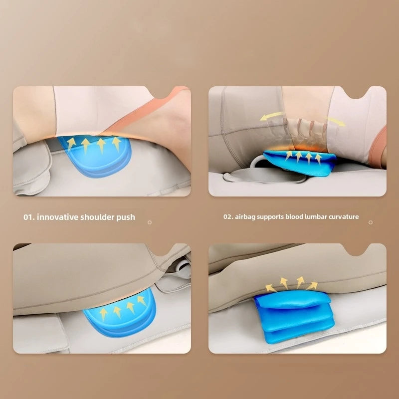 Full Body Massage Mat: Heated, Kneading, Vibration & Airbag