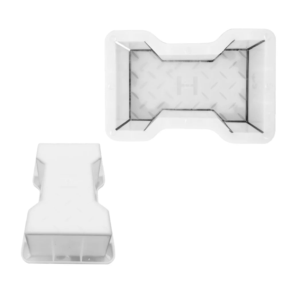 1-4PCS Home Garden Courtyard DIY Paving Mould Road Concrete Brick Carving Stone Path Paving Road Walk Maker Mold Imitation