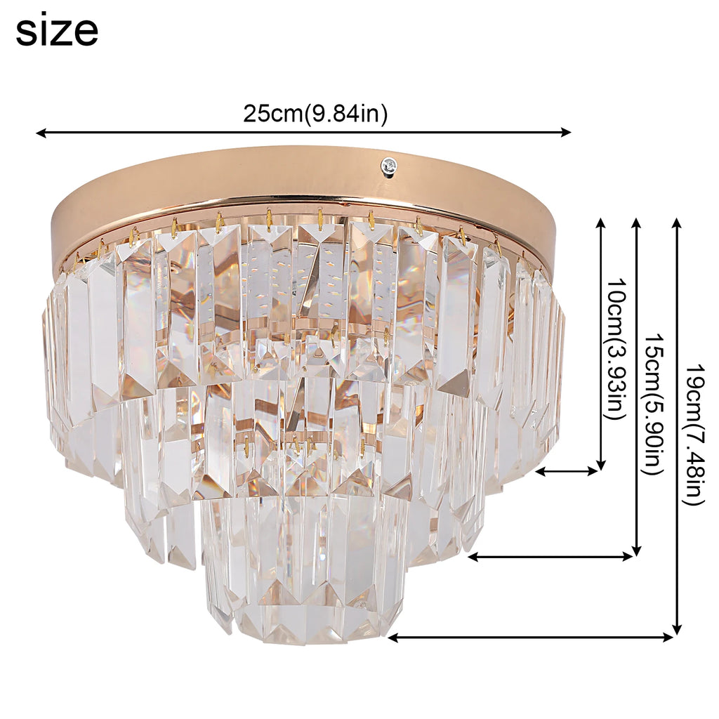Modern K9 Crystal Led Ceiling Lamp Kitchen Island Pendant Light Deco Hanging Fixture Living Dining Room Aisle Nordic Chandelier