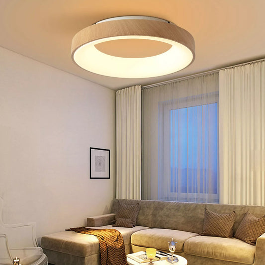 Semi Flush Mount Gold Brass Ceiling Light – 23" Chandelier Fixture | AlluCanFind