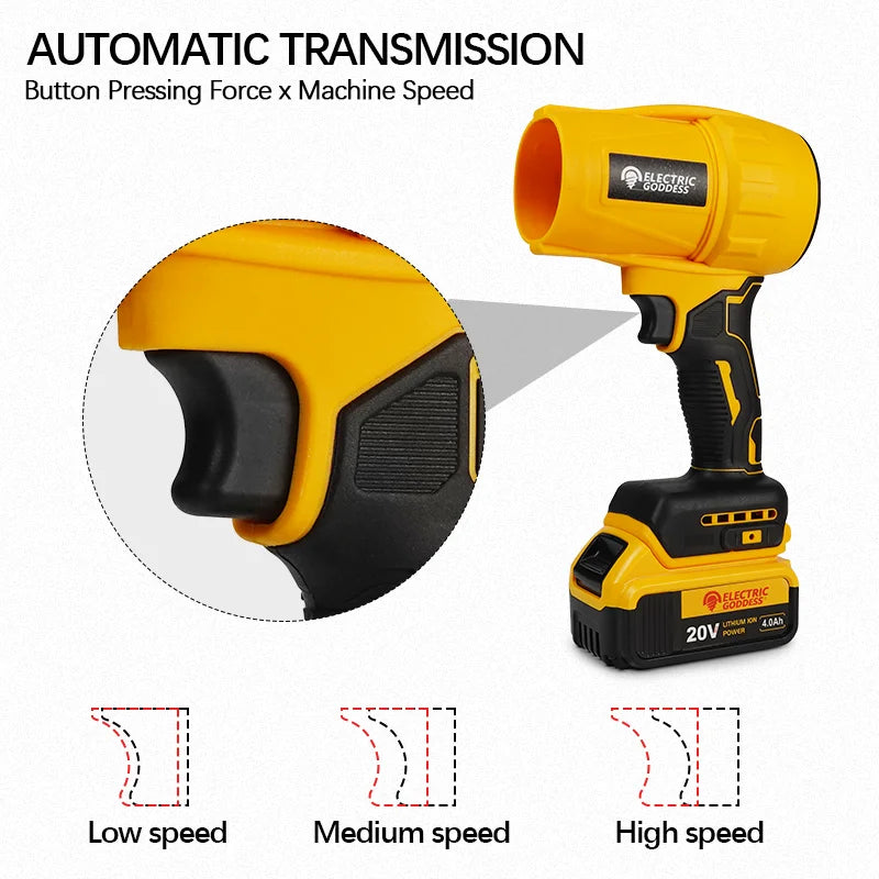 Brushless Turbo Blower for Dewalt 20V Battery