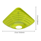 Multifunctional Kitchen Sink Triangle Storage Rack - Dishwashing Sponge Drainage Shelf Utensil Organizer for Home Garden