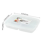 Clear Kitchen Accessories For Fruit Ginger Garlic Compartment Fresh-keeping Meat Container Storage Box Crisper Vegetable Case