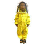 Children Anti-Bee Suit One-Piece Anti Bee Suit with Mesh Mask for Kids Beekeeping Practice Kid Clothing Apiculture Equipement