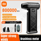 Xiaomi Powerful Dust Blower 800000RPM Brushless Motor Outdoor Air Duster Type-C Rechargeable Air Blower Cleaning PC Turbo Fan