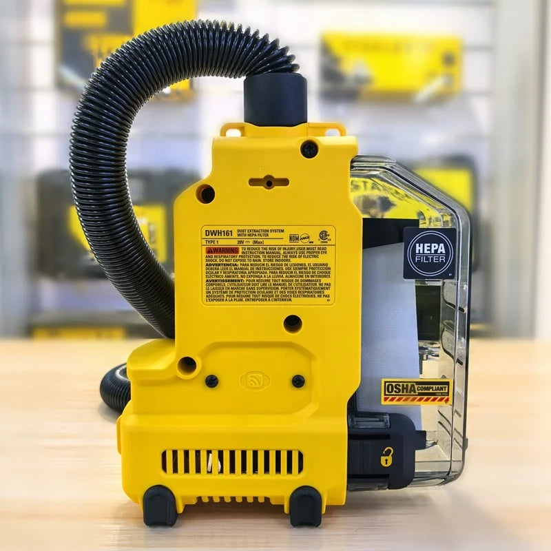 DEWALT DWH161B Universal Dust Extractor 20V Brushless Cordless 5MBAR Forced Inhalation Compact Lightweight Power Tools