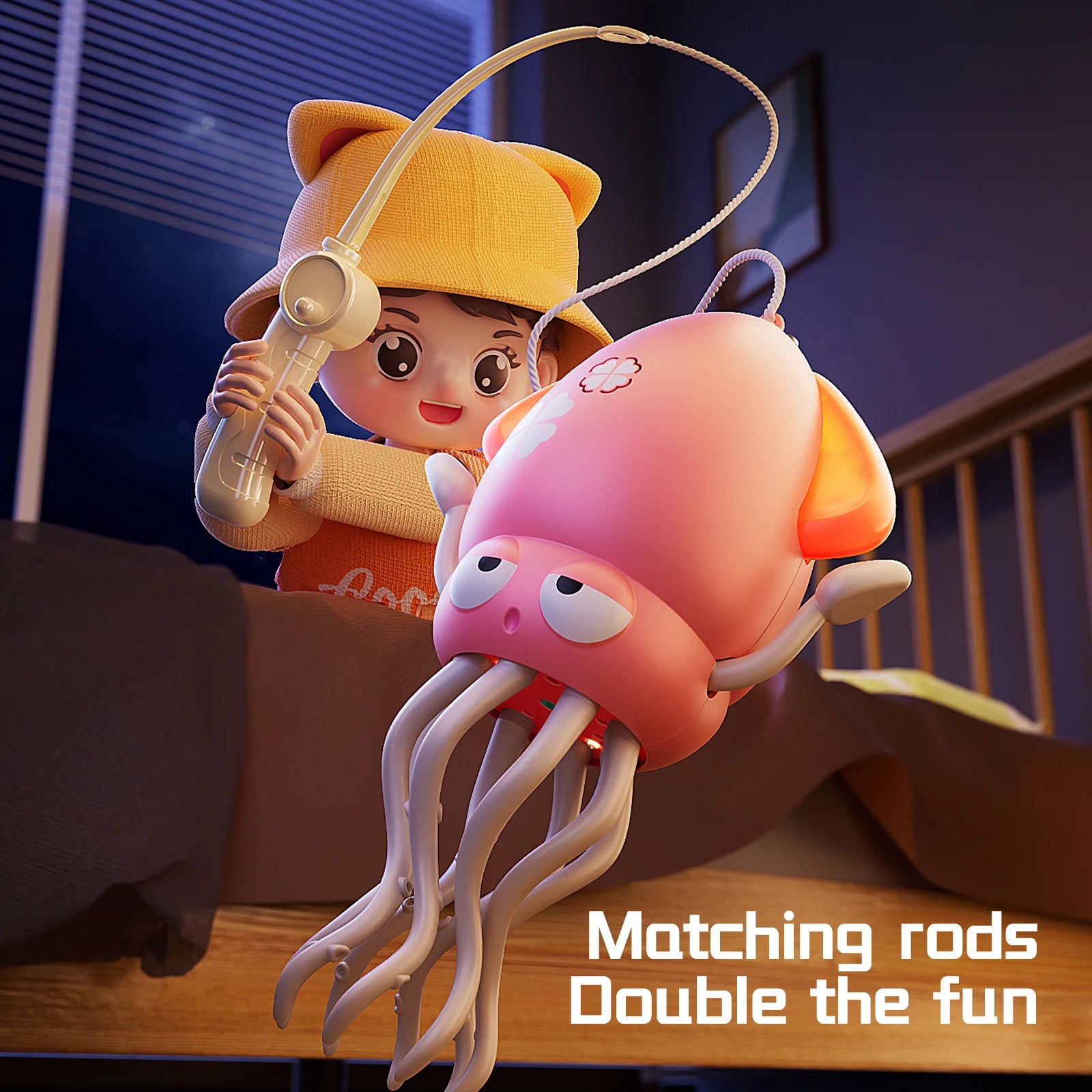Magical Dancing Octopus Toy - Swinging & Interactive