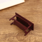 1Pc 1/12 Dollhouse Miniature Kitchen Room Dining Wood Table Model Furniture Accessories for Doll House Decor Kids Play Toys