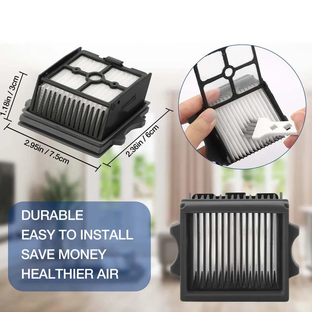 Filters For Tineco Floor One Switch S6/Stretch S6 Wet Dry Vacuum Cleaner Replacement Parts Roller Brush Heap Filter Accessories