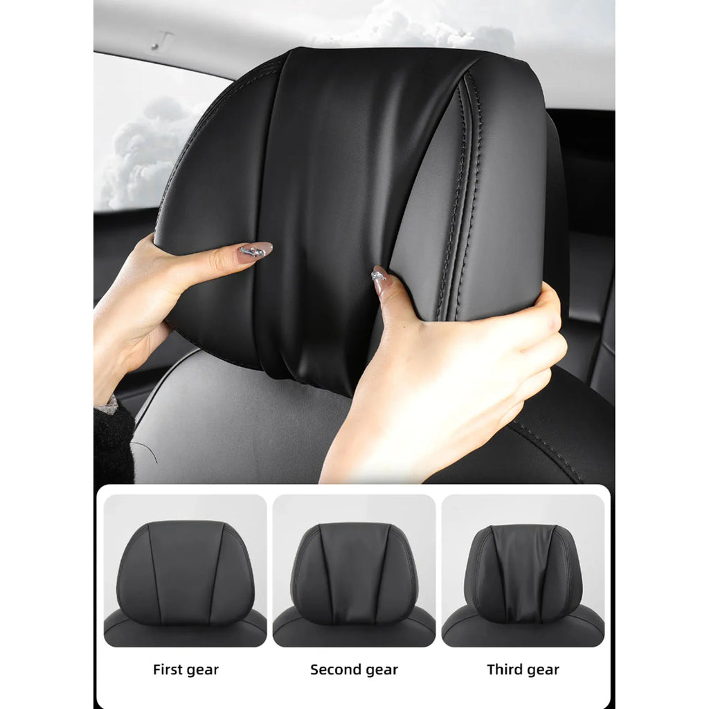 Car  Headrest 8 Way Adjustable Relieve Neck Fatigue Seat Headrest Replacement for   Y Car Seat Head Cushion