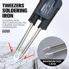 T12 Soldering Station Tweezers Handle For Handskit STM 32 Soldering Station Temp Adjust Portable Home Electronics Repair Tool