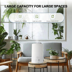 4L Top Fill Ultrasonic Cool Mist Humidifiers for Bedroom, with Oil Diffuser and Nightlight, for Baby Nursery & Plants