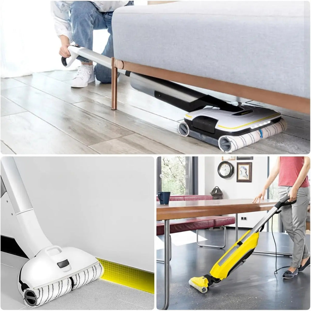 Rollers Brush Set for Karcher FC7 FC5 FC3D FC3 Cordless Hard Floor Cleanr, Multi-Surface Roller, Roller Brush Set for Kärcher FC