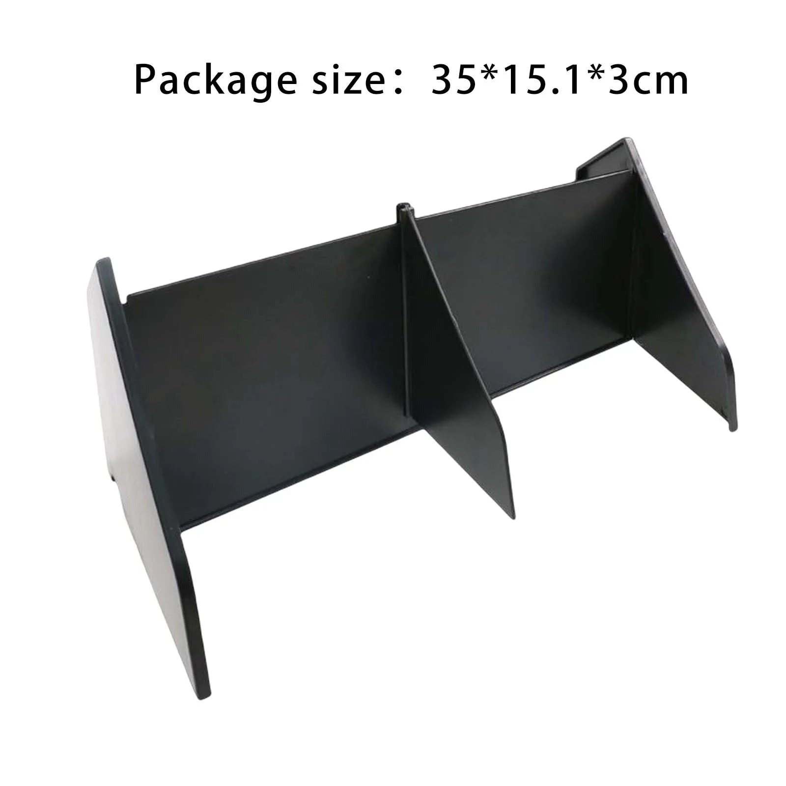 Glove Box Organizer Divider Compartment Tray for Byd Seal 2022 Easy Installation Durable 35cmx15.1cmx3cm ABS  Black