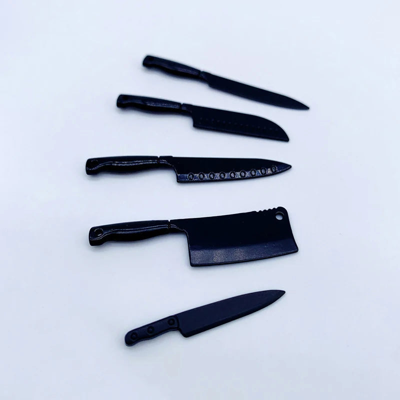 **1pc new 1/12Dollhouse Mini Knives Model Dollhouse Kitchen Cooking Utensils Accessories Children's Pretend Play Toys"