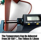 110V/220V Silicone Rubber Heating Pads with Thermostat Temperature Controller Sensor Heater Wraps Belts for Oil Tank Drum Barrel