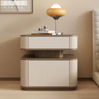 Minimalist Modern Aesthetic Bedside Table With Drawers Design Storage Nightstand Space Saving Mesa De Noche Bedroom Furniture