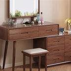 Dresser Table for Clothes Saint Vanity Makeup Stand with Mirror and Chair Furniture Comfortable with Drawers Banity Wardrobe