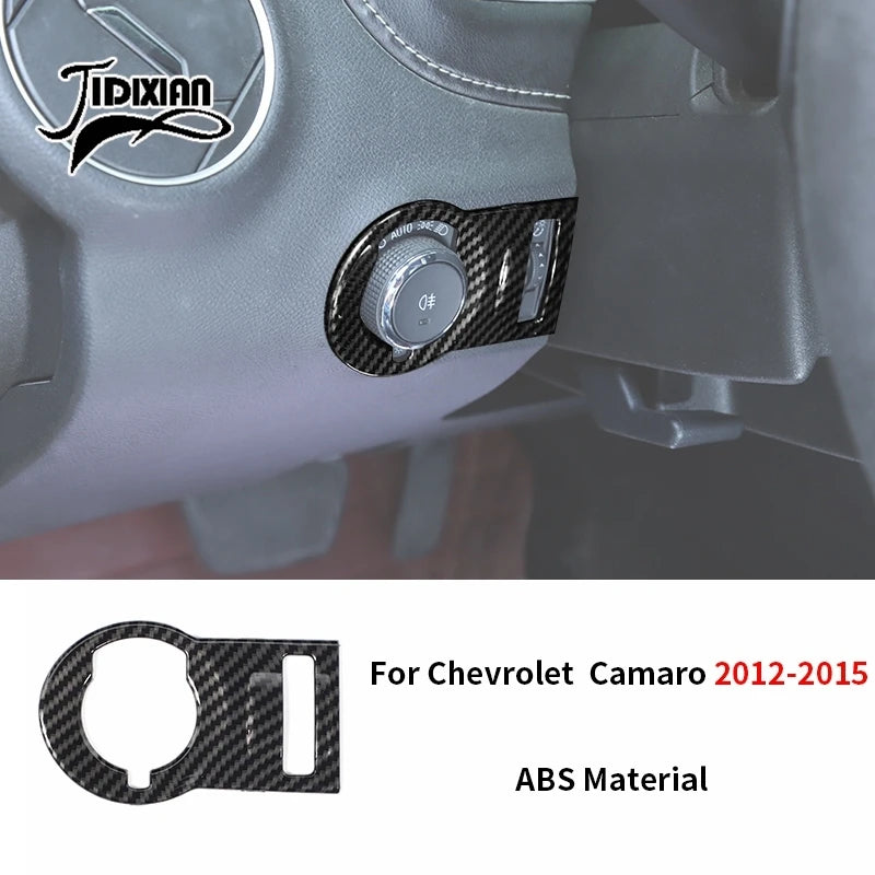JIDIXIAN fit for Chevrolet Camaro 2010 2011 2012 2013 2014 2015 Car Interior Exterior Decoration Cover Carbon Fiber Accessories
