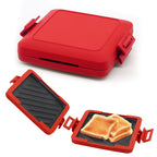 Microwave Toastie Maker No Electric Microwavable Toast Maker Square Panini Maker Time Saving Microwave Oven Breakfast Machine