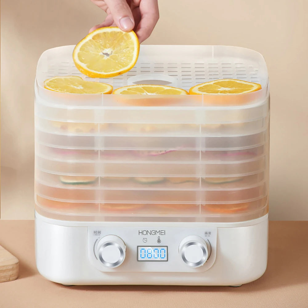 5 Layer Fruit Vegetable Dehydrator Machine Smart 220V 110V Electric Food Dryer for Dry Beef Jerky Meat Fish Tea 식품건조기 음식짤순 건조기시트