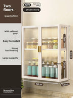 Japanese Acrylic Bathroom Cabinet Wall-mounted Mirror Box Transparent Bathroom Cabinets with Storage Rack Bathroom Furniture