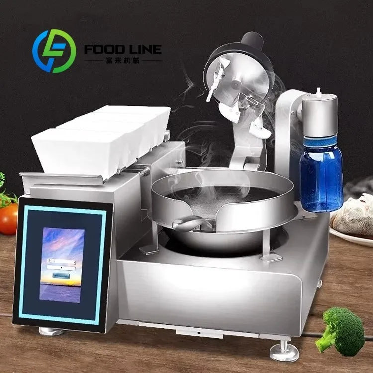 Commercial Cooking Robot High Efficiency Automatic Kitchen Appliance for Hotel Use Electric Stainless Steel Smart Multi-function