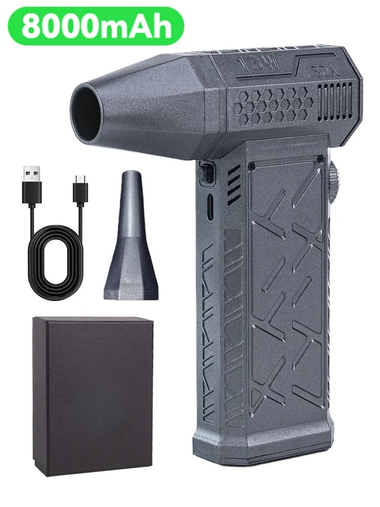 Turbo Jet Fan Powerful Air Blower 140000RPM 52m/s Electric Blower Brushless Motor Handheld Duct Fan High-Performance Cyclone 송
