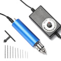 Electric Grinder Drill Mini Hand Drill With Power 0.3-4mm Chuck 4000-13000RPM Rotary Tool Kit For Wood DIY Craft Jewelry Walnut