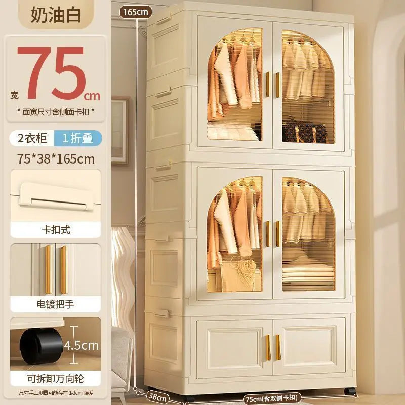 Dressers Bedroom Furniture Home Folding Wardrobe Household Children Wardrobe Home Bedroom Dwvo Storage Drawer Storage Cabinet