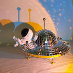 Disco Ball Decor Creative Flying Saucer Disco Mirror Ball Party Disco Ball Accessory Big Party Decorations Music Festive Decor