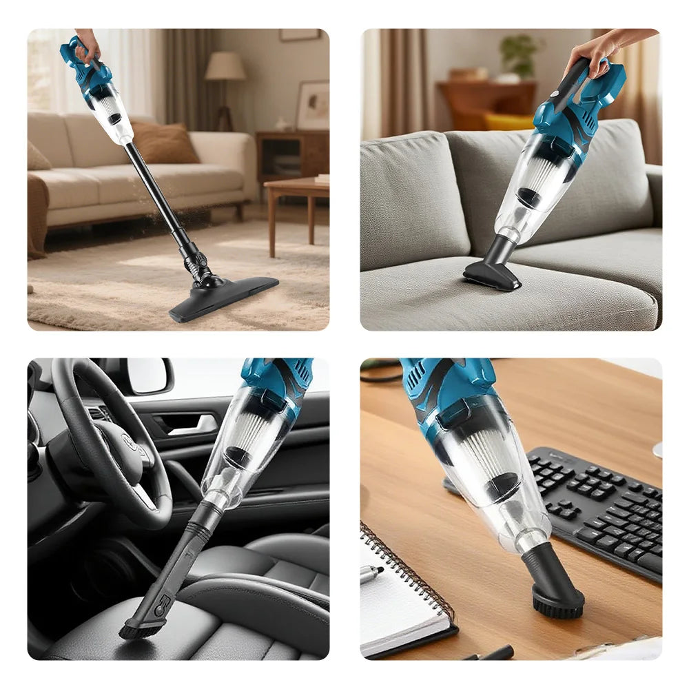 Electric Vacuum Cleaner 10000PA Cordless Handheld Home Car Dual Use for Home Pet Hair Cleaning Power Tool For Makita 18V Battery