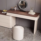 Makeup Mirror Wooden Dresser Set Bedroom Brown Natural Modern Vanity Dressers Nordic Storage Drawer Coiffeuse House Accessories