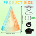 Sensory Swing Kit Polyester Double Layer Therapy Cuddle Swings Stable Sturdy Swing Joy Hammock for Indoor Outdoor Children Play