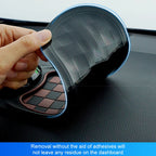 Car Dashboard Mat with Parking Number Plate Car Dash Grip Pad Anti-Shake Rotating Car Phone Holder Anti-Slip Car Accessories