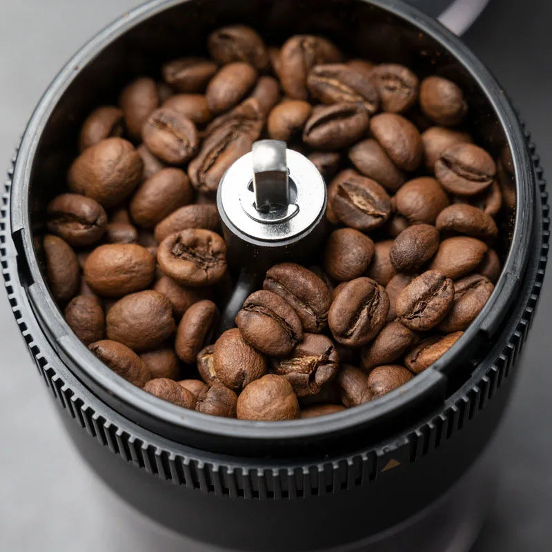 Portable long endurance electric coffee grinder with USB charging adjustable ceramic grinding core grinder