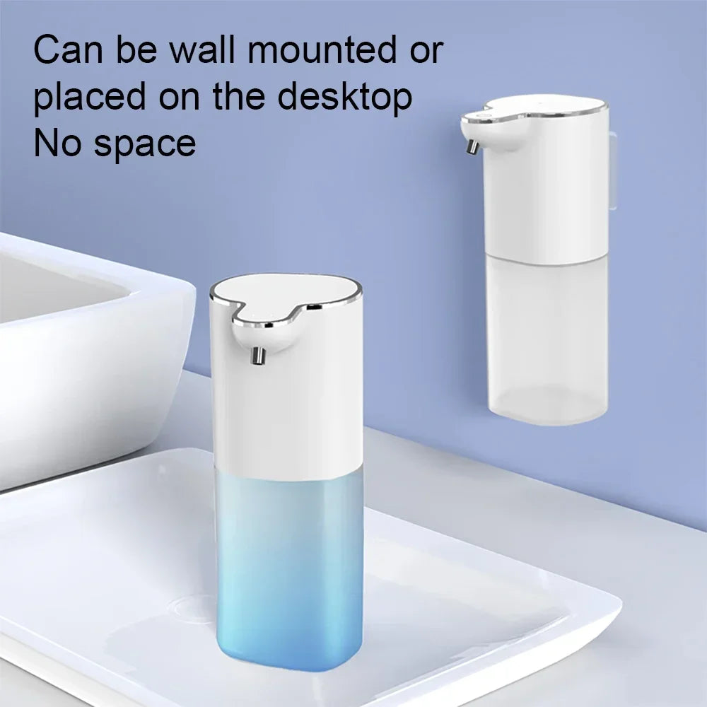 Automatic Soap Dispenser Touchless Foaming Soap Pump 400ml USB Rechargeable  Electric Wall Mounted 4 Levels for Bathroom Kitchen
