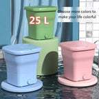 25L Large Portable Washing Machine Folding and Dryer Bucket for Clothe