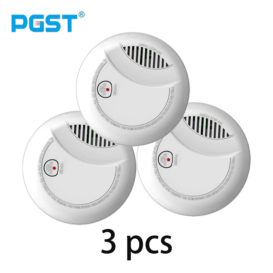 Smoke Detector Fire Alarm 10 Year Life Smoke Sensor For Home Security Smoke Alarm Photoelectric Sensor Battery Powered