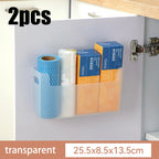 Kitchen Supplies Non Perforated Cling Film Rack Inside Cabinet Wall Rack Dish Drying Rack Cabinet Door Organiser For Kitchen