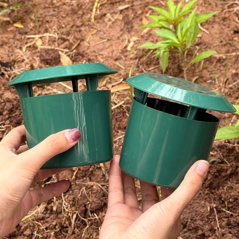 1/12pcs Snail Trap Catcher Eco-friendly Garden Slug Cage Snail Reusable Plastic Pests Reject Gintrap Tools Home Garden Supplies