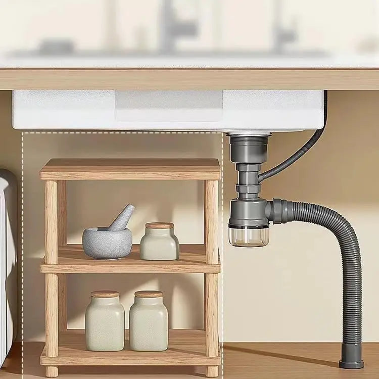 Kitchen Vegetable Basin Large Groove 304 Stainless Steel Countertop Top And Bottom, Household Thick Vegetable Groove