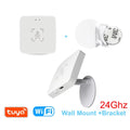 Tuya WiFi / Zigbee Human Presence Detector, Luminance/Distance Detection, Smart Human Body PIR Sensor 24G Support Home Assistant