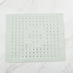 Kitchen sink protection mat, mesh soft rubber sink dishwasher, quick drainage mat protection mat, anti slip mat sink