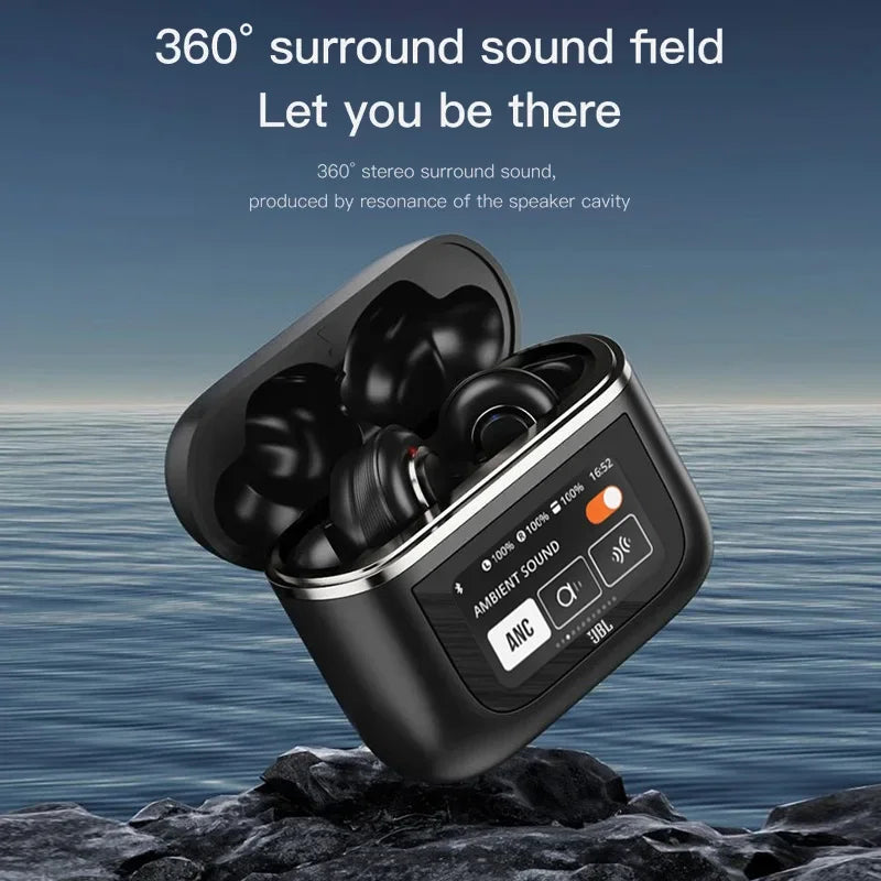 Official Original JBL Tour Pro 2 Wireless Bluetooth Headphones Sports Headset LED Touch Screen Earbuds JBL Tour pro 2 HK version